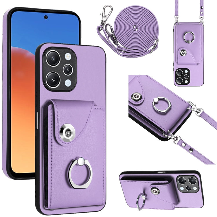 Organ Card Bag Ring Holder Phone Case with Long Lanyard, For Xiaomi Redmi Note 12 Turbo, For Xiaomi Redmi K60 / K60 Pro, For Xiaomi Redmi Note 12S 4G Global, For Xiaomi Redmi 12 4G Global, For Xiaomi Redmi Note 12 Pro+ 5G Global                        ...