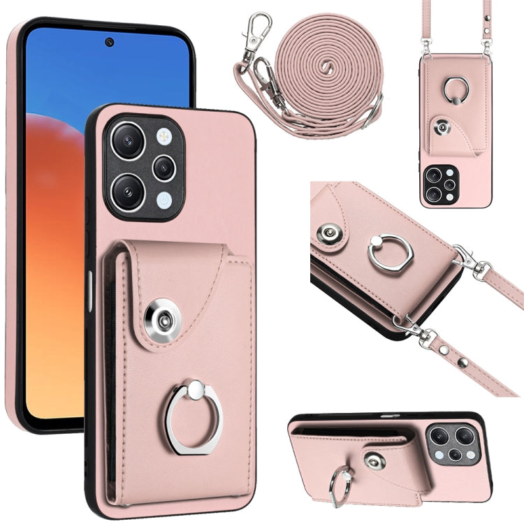 Organ Card Bag Ring Holder Phone Case with Long Lanyard, For Xiaomi Redmi Note 12 Turbo, For Xiaomi Redmi K60 / K60 Pro, For Xiaomi Redmi Note 12S 4G Global, For Xiaomi Redmi 12 4G Global, For Xiaomi Redmi Note 12 Pro+ 5G Global                        ...