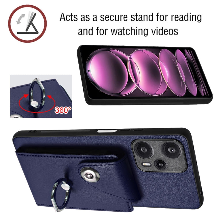 Organ Card Bag Ring Holder Phone Case with Long Lanyard, For Xiaomi Redmi Note 12 Turbo, For Xiaomi Redmi K60 / K60 Pro, For Xiaomi Redmi Note 12S 4G Global, For Xiaomi Redmi 12 4G Global, For Xiaomi Redmi Note 12 Pro+ 5G Global                        ...