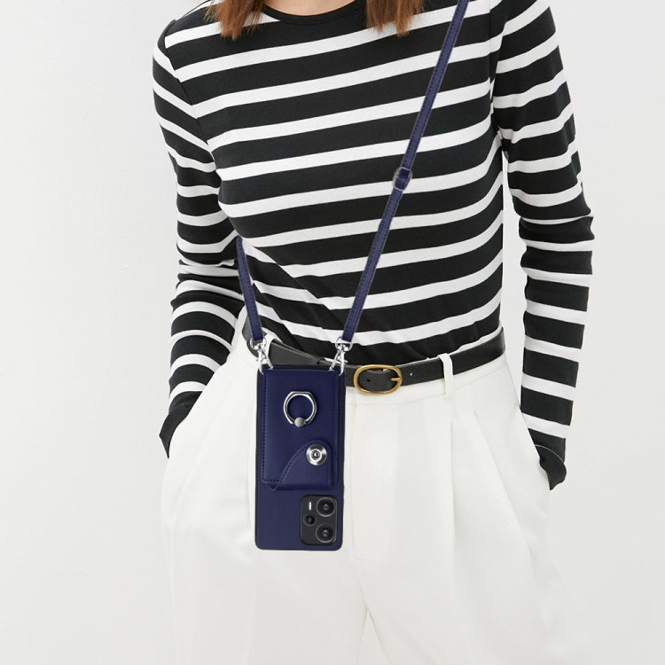 Organ Card Bag Ring Holder Phone Case with Long Lanyard, For Xiaomi Redmi Note 12 Turbo, For Xiaomi Redmi K60 / K60 Pro, For Xiaomi Redmi Note 12S 4G Global, For Xiaomi Redmi 12 4G Global, For Xiaomi Redmi Note 12 Pro+ 5G Global                        ...