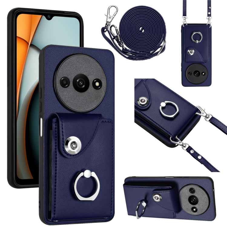 Organ Card Bag Ring Holder Phone Case with Long Lanyard, For Xiaomi Redmi A3 4G, For Xiaomi Redmi Note 13 Pro 4G Global, For Xiaomi Redmi Note 13 4G Global, For Xiaomi Redmi 13C 5G / Redmi 13R, For Xiaomi Redmi 13C 4G / Poco C65                        ...