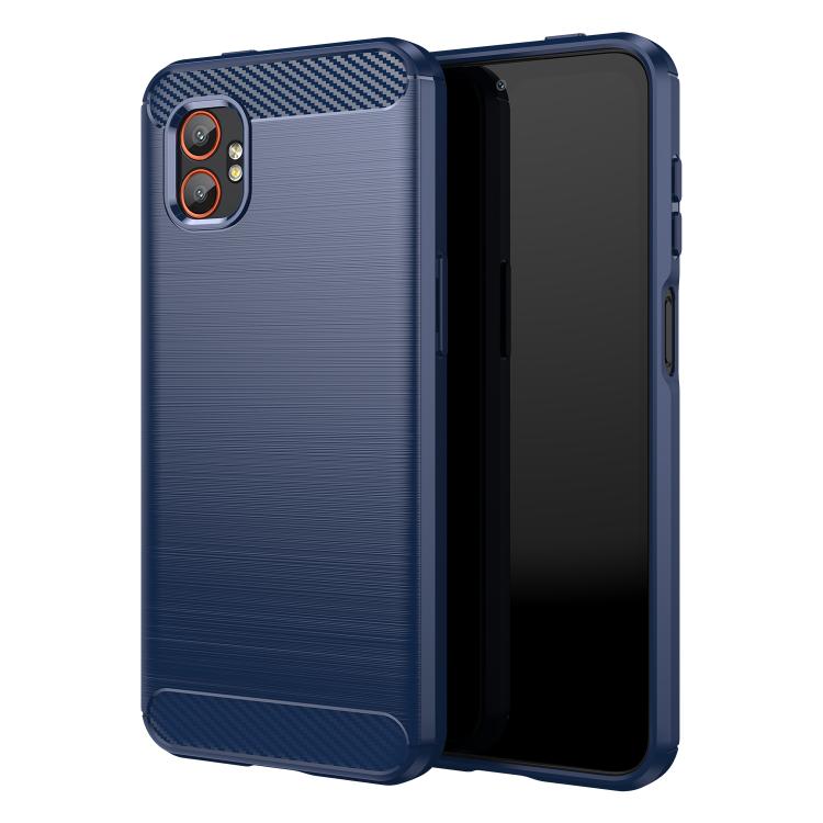 Carbon Fiber Brushed Texture TPU Phone Case, For Samsung Galaxy Xcover 7 Pro, For Samsung Galaxy Jump 3, For Samsung Galaxy Xcover 7