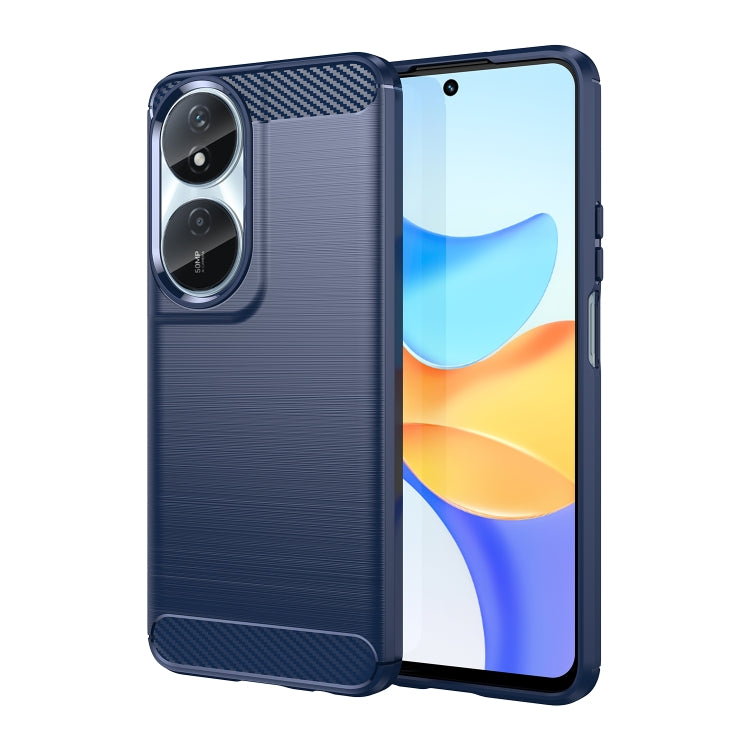 Carbon Fiber Brushed Texture TPU Phone Case, For Honor Magic 6, For Honor 90 Smart