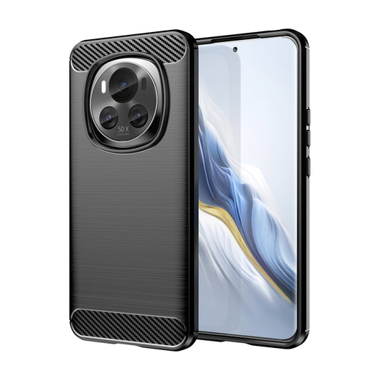 Carbon Fiber Brushed Texture TPU Phone Case, For Honor Magic 6, For Honor 90 Smart