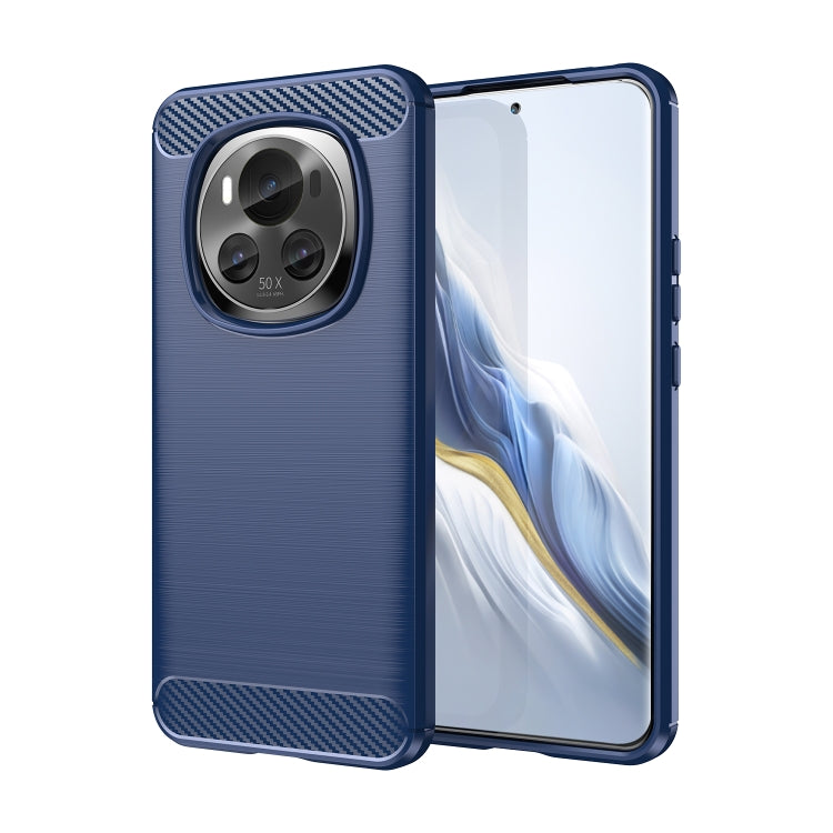 Carbon Fiber Brushed Texture TPU Phone Case, For Honor Magic 6, For Honor 90 Smart