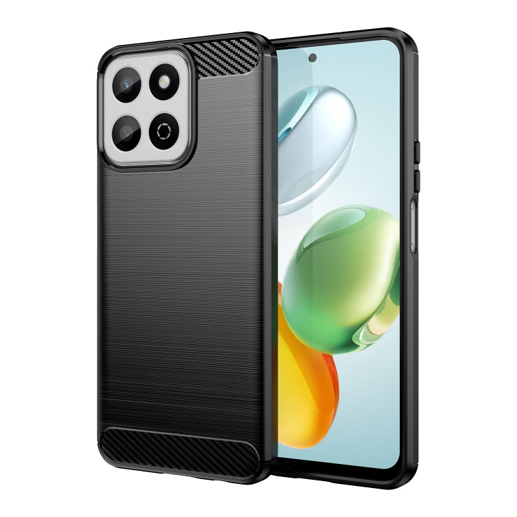 Carbon Fiber Brushed Texture TPU Phone Case, For Honor 200 Smart, For Honor Play 60 Plus, For Honor Magic 6 Pro, For Honor Magic 6, For Honor 90 Smart