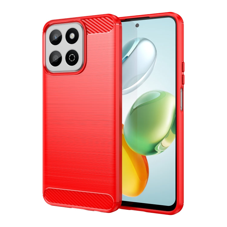 Carbon Fiber Brushed Texture TPU Phone Case, For Honor 200 Smart, For Honor Play 60 Plus, For Honor Magic 6 Pro, For Honor Magic 6, For Honor 90 Smart