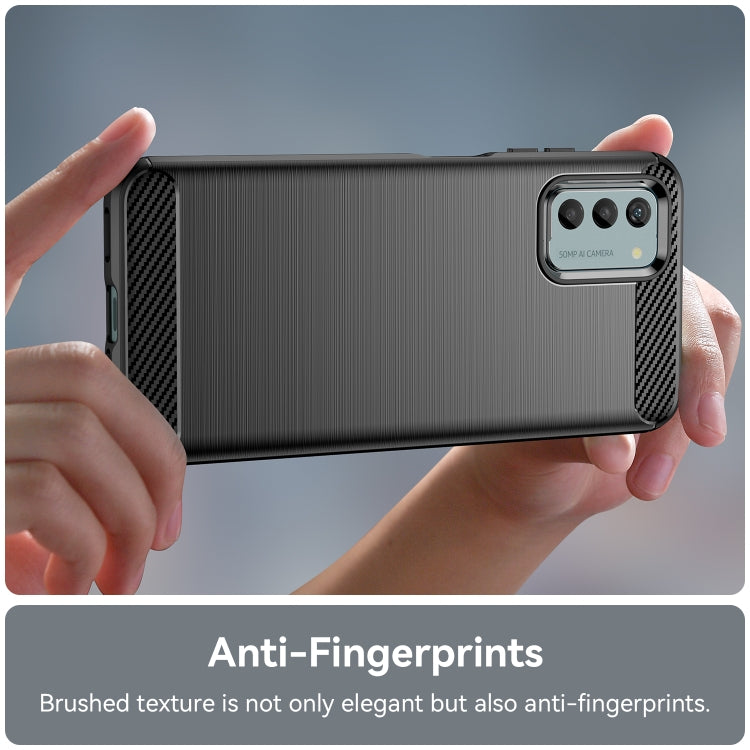Carbon Fiber Brushed Texture TPU Phone Case, For Nokia G310, For Nokia G42