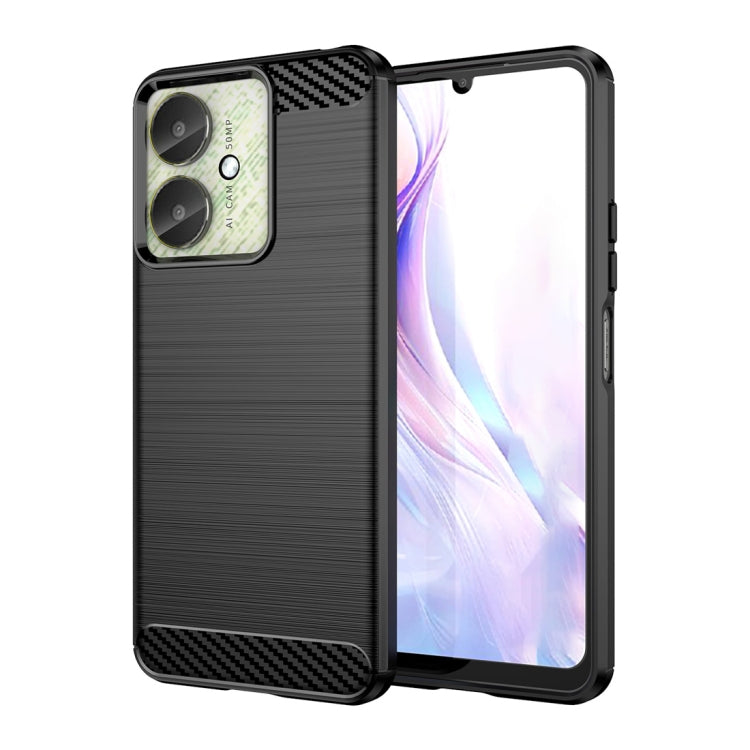 Brushed Texture Carbon Fiber TPU Phone Case, For Xiaomi Redmi A3, For Xiaomi Poco M6 5G, For Xiaomi Redmi Note 13 Pro 4G Global, For Xiaomi Redmi Note 13 4G Global, For Xiaomi Redmi 13R 5G, For Xiaomi 14 Ultra, For Xiaomi Redmi 13C 4G                  ...