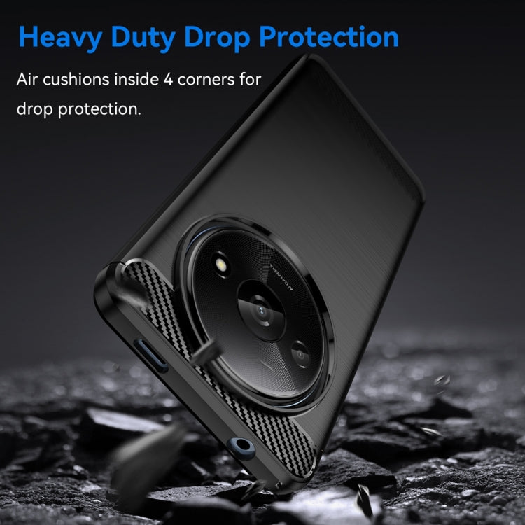 Brushed Texture Carbon Fiber TPU Phone Case, For Xiaomi Redmi A3, For Xiaomi Poco M6 5G, For Xiaomi Redmi Note 13 Pro 4G Global, For Xiaomi Redmi Note 13 4G Global, For Xiaomi Redmi 13R 5G, For Xiaomi 14 Ultra, For Xiaomi Redmi 13C 4G                  ...