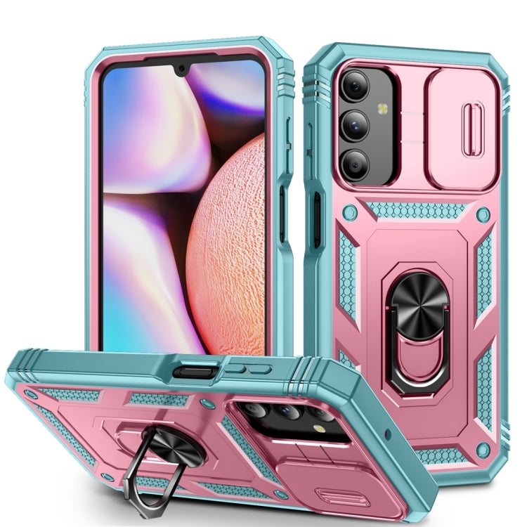 Sliding Camshield TPU + PC Phone Case with Holder, For Samsung Galaxy A35 5G, For Samsung Galaxy A15, For Samsung Galaxy A54 5G