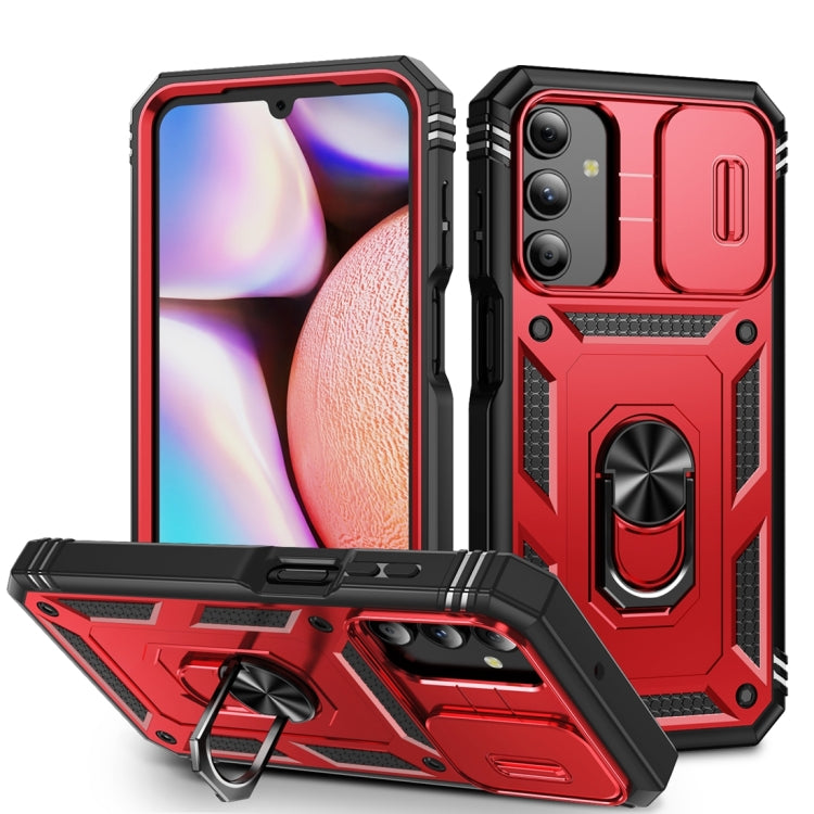 Sliding Camshield TPU + PC Phone Case with Holder, For Samsung Galaxy A35 5G, For Samsung Galaxy A15, For Samsung Galaxy A54 5G