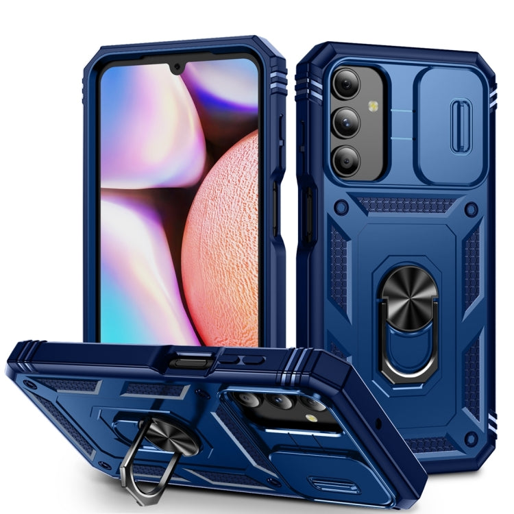 Sliding Camshield TPU + PC Phone Case with Holder, For Samsung Galaxy A35 5G, For Samsung Galaxy A15, For Samsung Galaxy A54 5G