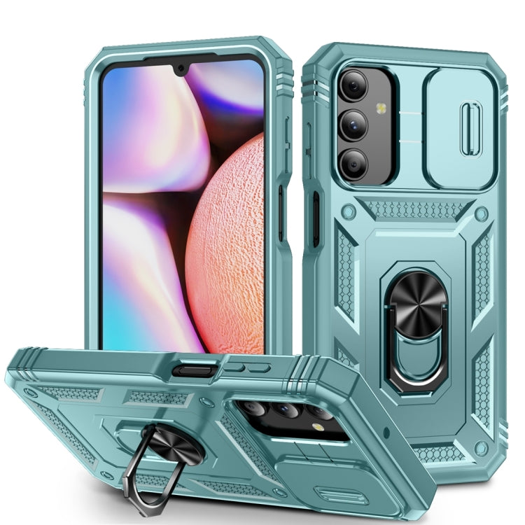 Sliding Camshield TPU + PC Phone Case with Holder, For Samsung Galaxy A35 5G, For Samsung Galaxy A15, For Samsung Galaxy A54 5G