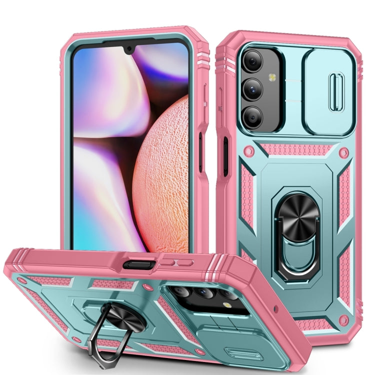 Sliding Camshield TPU + PC Phone Case with Holder, For Samsung Galaxy A35 5G, For Samsung Galaxy A15, For Samsung Galaxy A54 5G