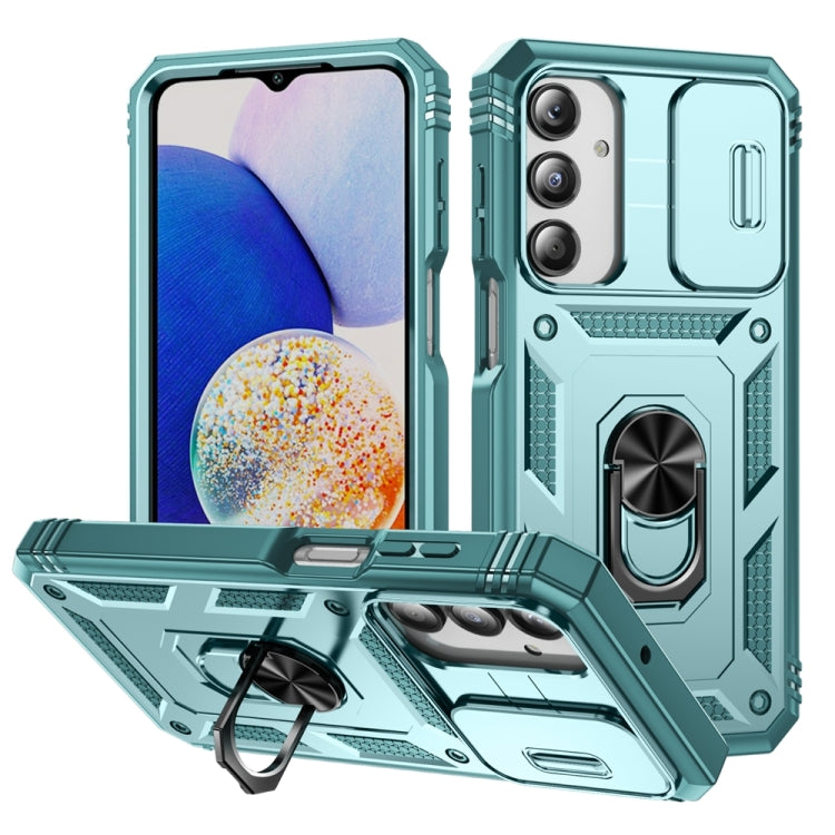 Sliding Camshield TPU + PC Phone Case with Holder, For Galaxy A57 5G, For Samsung Galaxy A36 5G / A37 5G, For Galaxy A27 5G, For Samsung Galaxy A26 5G / A17 5G, For Samsung Galaxy A16 5G, For Samsung Galaxy A06 4G