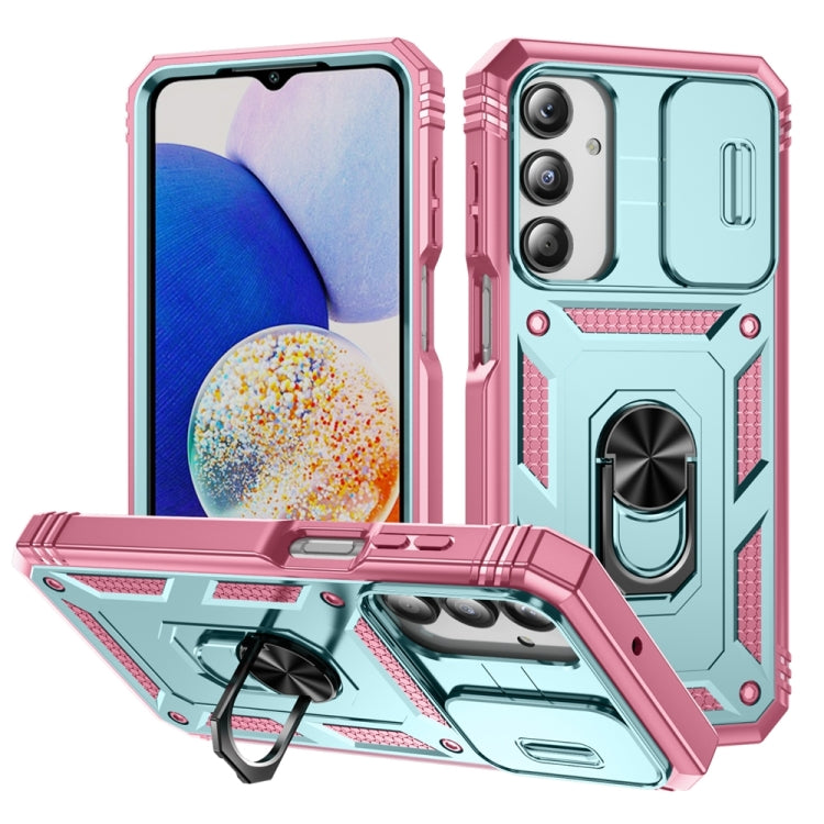 Sliding Camshield TPU + PC Phone Case with Holder, For Galaxy A57 5G, For Samsung Galaxy A36 5G / A37 5G, For Galaxy A27 5G, For Samsung Galaxy A26 5G / A17 5G, For Samsung Galaxy A16 5G, For Samsung Galaxy A06 4G