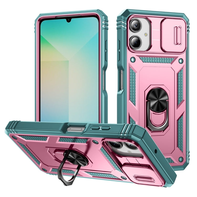 Sliding Camshield TPU + PC Phone Case with Holder, For Galaxy A57 5G, For Samsung Galaxy A36 5G / A37 5G, For Galaxy A27 5G, For Samsung Galaxy A26 5G / A17 5G, For Samsung Galaxy A16 5G, For Samsung Galaxy A06 4G