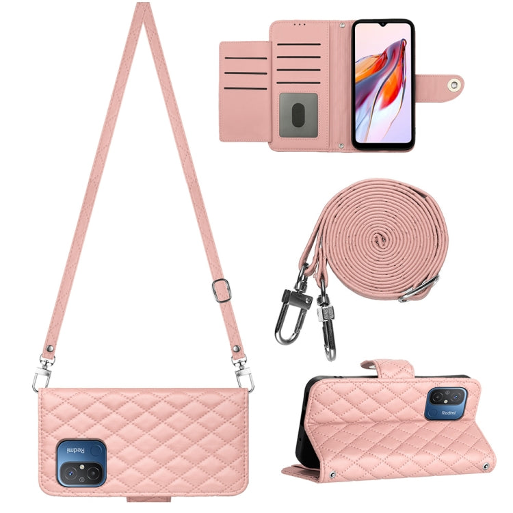 Rhombic Texture Flip Leather Phone Case with Long Lanyard, For Xiaomi Redmi 13C 4G, For Xiaomi 13T / 13T Pro, For Xiaomi Poco F5 / Redmi Note 12 Turbo, For Xiaomi Poco F5 Pro / Redmi K60, For Xiaomi Redmi Note 12S 4G Global                             ...