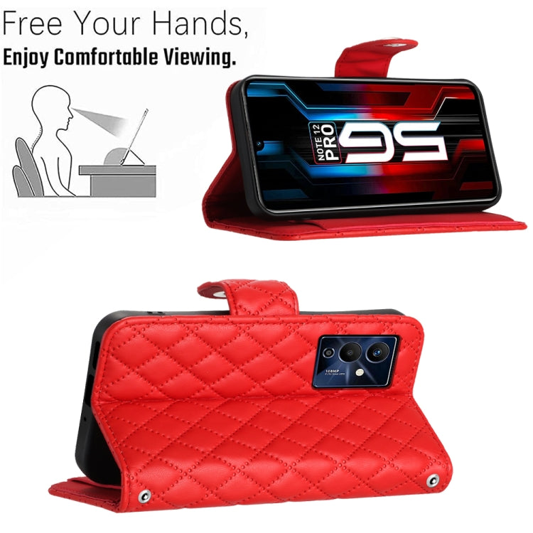 Rhombic Texture Flip Leather Phone Case with Long Lanyard, For Xiaomi Redmi Note 12 Pro 5G Global, For Xiaomi Redmi Note 12 Pro Speed, For Xiaomi Redmi Note 12 5G Global / Poco X5, For Xiaomi Redmi Note 11 Pro 5G/4G Global                              ...