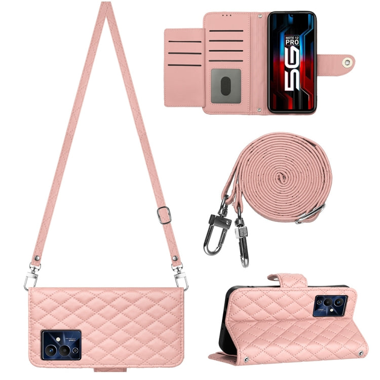 Rhombic Texture Flip Leather Phone Case with Long Lanyard, For Xiaomi Redmi Note 12 Pro 5G Global, For Xiaomi Redmi Note 12 Pro Speed, For Xiaomi Redmi Note 12 5G Global / Poco X5, For Xiaomi Redmi Note 11 Pro 5G/4G Global                              ...