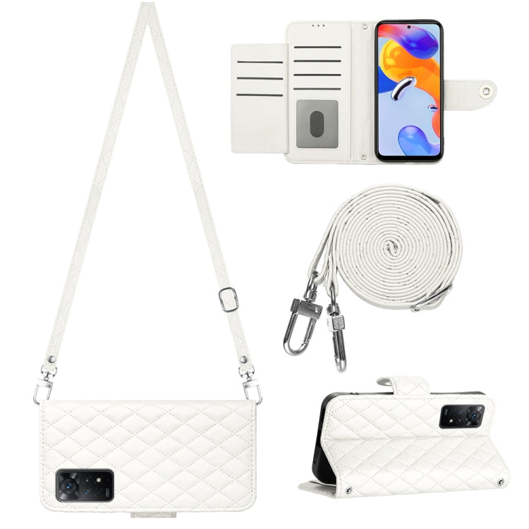 Rhombic Texture Flip Leather Phone Case with Long Lanyard, For Xiaomi Redmi Note 12 Pro 5G Global, For Xiaomi Redmi Note 12 Pro Speed, For Xiaomi Redmi Note 12 5G Global / Poco X5, For Xiaomi Redmi Note 11 Pro 5G/4G Global                              ...
