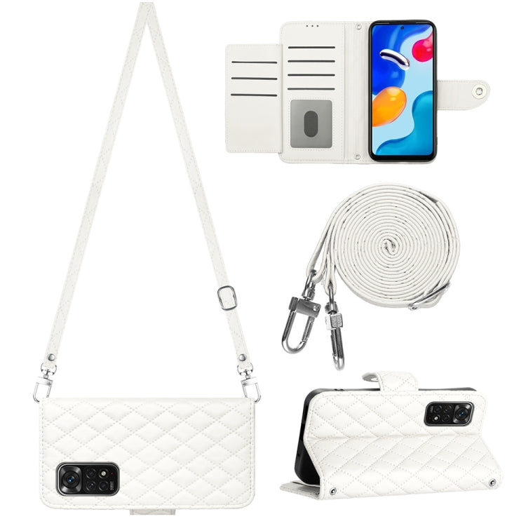 Rhombic Texture Flip Leather Phone Case with Long Lanyard, For Xiaomi Redmi Note 12 Pro 5G Global, For Xiaomi Redmi Note 12 Pro Speed, For Xiaomi Redmi Note 12 5G Global / Poco X5, For Xiaomi Redmi Note 11 Pro 5G/4G Global                              ...