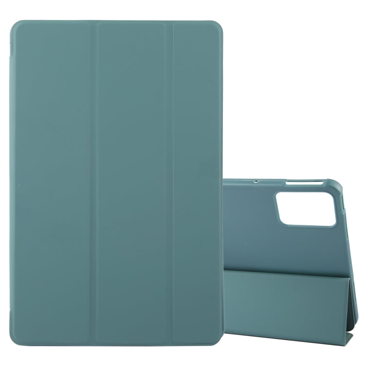 Tri-fold Silicone Leather Tablet Case, For Lenovo Tab P12 12.7 2025, For Lenovo Tab M11/ Xiaoxin Pad 11 2024