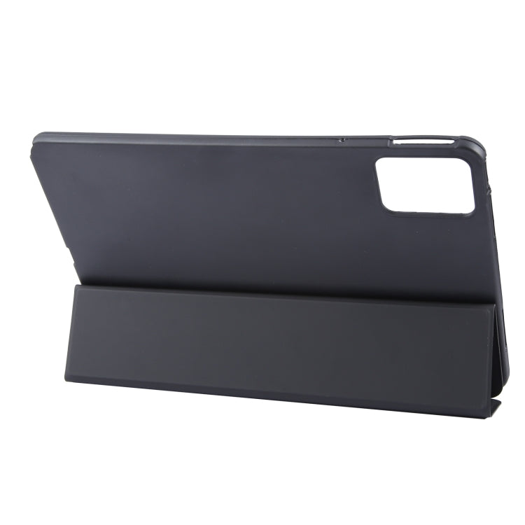 Tri-fold Silicone Leather Tablet Case, For Lenovo Tab P12 12.7 2025, For Lenovo Tab M11/ Xiaoxin Pad 11 2024