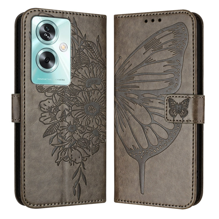 Embossed Butterfly Leather Phone Case, For OPPO A74 4G / F19 / F19s, For OPPO A95 4G Global / Reno6 Lite, For OPPO A15 / A15s / A35 2021, For OPPO A92s, For OPPO A79 5G, For OPPO A79 5G Global