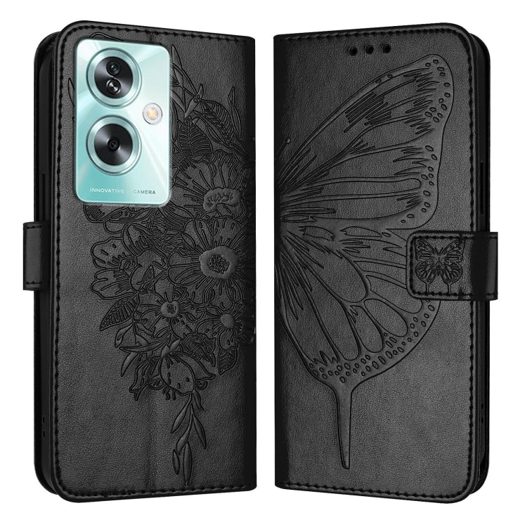 Embossed Butterfly Leather Phone Case, For OPPO A74 4G / F19 / F19s, For OPPO A95 4G Global / Reno6 Lite, For OPPO A15 / A15s / A35 2021, For OPPO A92s, For OPPO A79 5G, For OPPO A79 5G Global