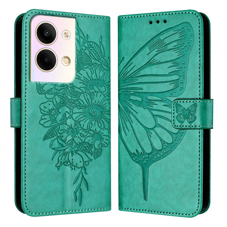 Embossed Butterfly Leather Phone Case, For OPPO Reno9 5G / Reno9 Pro 5G, For OPPO A77 5G / A97 5G, For OPPO A36 4G/A76 4G/A96 4G/K10 4G, For OPPO A32 2020 4G / A53 2020 4G, For OPPO A53s 4G / A33 2020 4G, For OPPO A11s 4G