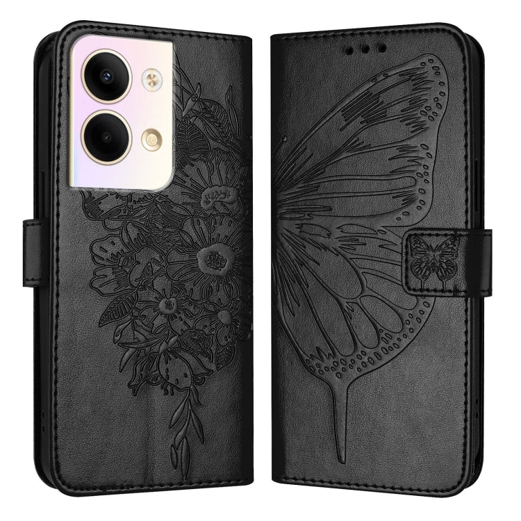 Embossed Butterfly Leather Phone Case, For OPPO Reno9 5G / Reno9 Pro 5G, For OPPO A77 5G / A97 5G, For OPPO A36 4G/A76 4G/A96 4G/K10 4G, For OPPO A32 2020 4G / A53 2020 4G, For OPPO A53s 4G / A33 2020 4G, For OPPO A11s 4G