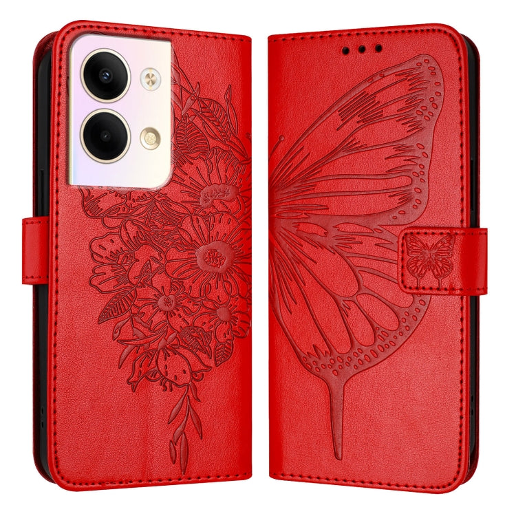Embossed Butterfly Leather Phone Case, For OPPO Reno9 5G / Reno9 Pro 5G, For OPPO A77 5G / A97 5G, For OPPO A36 4G/A76 4G/A96 4G/K10 4G, For OPPO A32 2020 4G / A53 2020 4G, For OPPO A53s 4G / A33 2020 4G, For OPPO A11s 4G