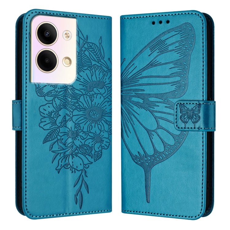 Embossed Butterfly Leather Phone Case, For OPPO Reno9 5G / Reno9 Pro 5G, For OPPO A77 5G / A97 5G, For OPPO A36 4G/A76 4G/A96 4G/K10 4G, For OPPO A32 2020 4G / A53 2020 4G, For OPPO A53s 4G / A33 2020 4G, For OPPO A11s 4G