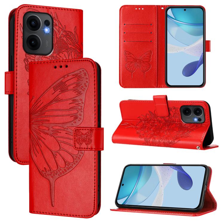 Embossed Butterfly Leather Phone Case, For OPPO Reno14 Pro 5G Global, For OPPO Reno14 5G Global, For OPPO A5 Pro 5G Global, For OPPO Reno13 F 5G Global / Reno13 F 4G, For OPPO Reno13 F 5G Global, For OPPO A5 Pro China