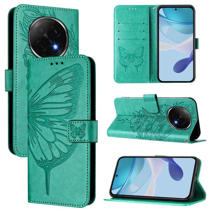Embossed Butterfly Leather Phone Case, For OPPO Reno14 Pro 5G Global, For OPPO Reno14 5G Global, For OPPO A5 Pro 5G Global, For OPPO Reno13 F 5G Global / Reno13 F 4G, For OPPO Reno13 F 5G Global, For OPPO A5 Pro China