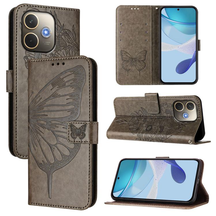 Embossed Butterfly Leather Phone Case, For OPPO Reno14 Pro 5G Global, For OPPO Reno14 5G Global, For OPPO A5 Pro 5G Global, For OPPO Reno13 F 5G Global / Reno13 F 4G, For OPPO Reno13 F 5G Global, For OPPO A5 Pro China