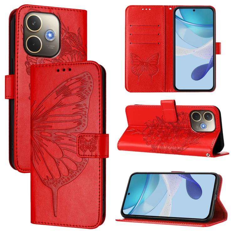 Embossed Butterfly Leather Phone Case, For OPPO Reno14 Pro 5G Global, For OPPO Reno14 5G Global, For OPPO A5 Pro 5G Global, For OPPO Reno13 F 5G Global / Reno13 F 4G, For OPPO Reno13 F 5G Global, For OPPO A5 Pro China