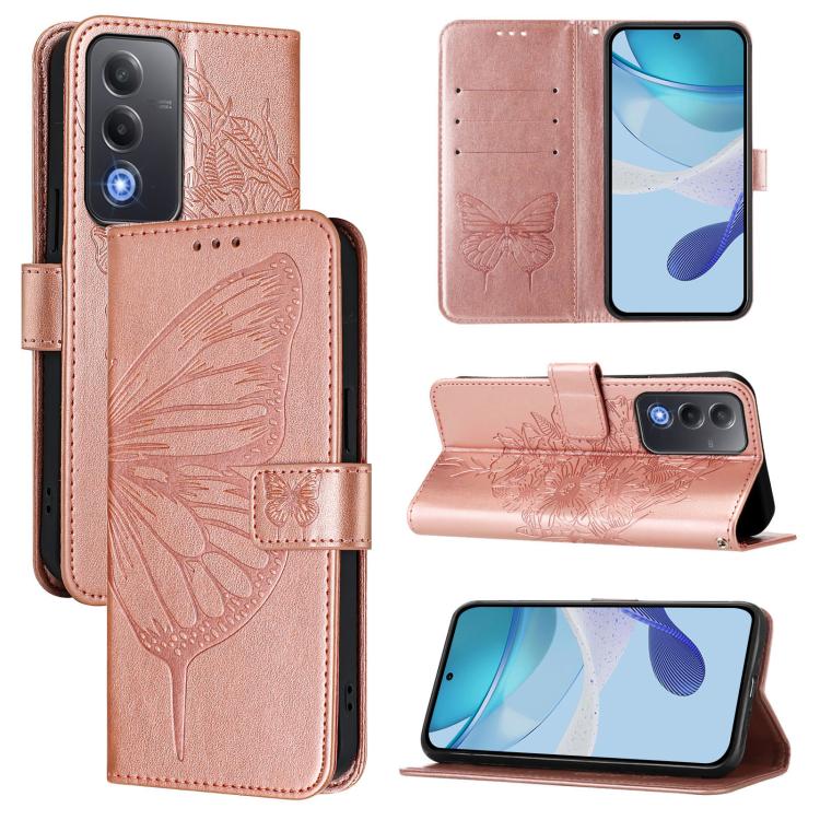 Embossed Butterfly Leather Phone Case, For OPPO A6 GT 5G, For OPPO Find X9 Pro, For OPPO K13 Turbo 5G / K13 Turbo Pro 5G, For OPPO Reno14 F 5G, For OPPO A5x 4G Global / 5G Global, For OPPO A5 5G Global / A3 Pro 5G Global