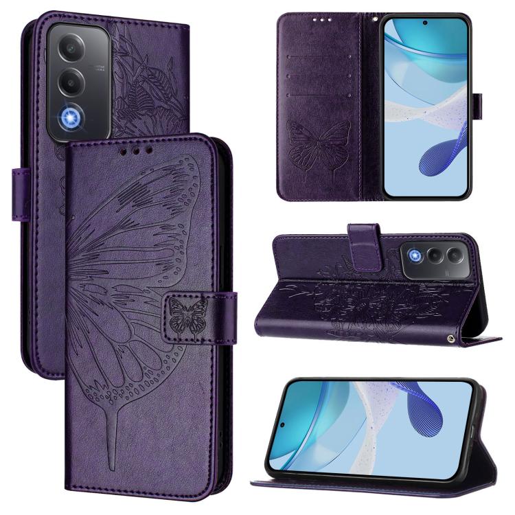 Embossed Butterfly Leather Phone Case, For OPPO A6 GT 5G, For OPPO Find X9 Pro, For OPPO K13 Turbo 5G / K13 Turbo Pro 5G, For OPPO Reno14 F 5G, For OPPO A5x 4G Global / 5G Global, For OPPO A5 5G Global / A3 Pro 5G Global