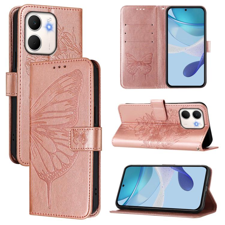 Embossed Butterfly Leather Phone Case, For OPPO A6 GT 5G, For OPPO Find X9 Pro, For OPPO K13 Turbo 5G / K13 Turbo Pro 5G, For OPPO Reno14 F 5G, For OPPO A5x 4G Global / 5G Global, For OPPO A5 5G Global / A3 Pro 5G Global