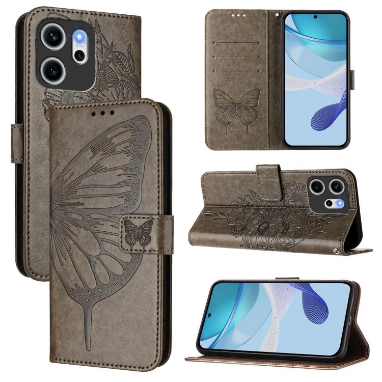 Embossed Butterfly Leather Phone Case, For OPPO A6 GT 5G, For OPPO Find X9 Pro, For OPPO K13 Turbo 5G / K13 Turbo Pro 5G, For OPPO Reno14 F 5G, For OPPO A5x 4G Global / 5G Global, For OPPO A5 5G Global / A3 Pro 5G Global