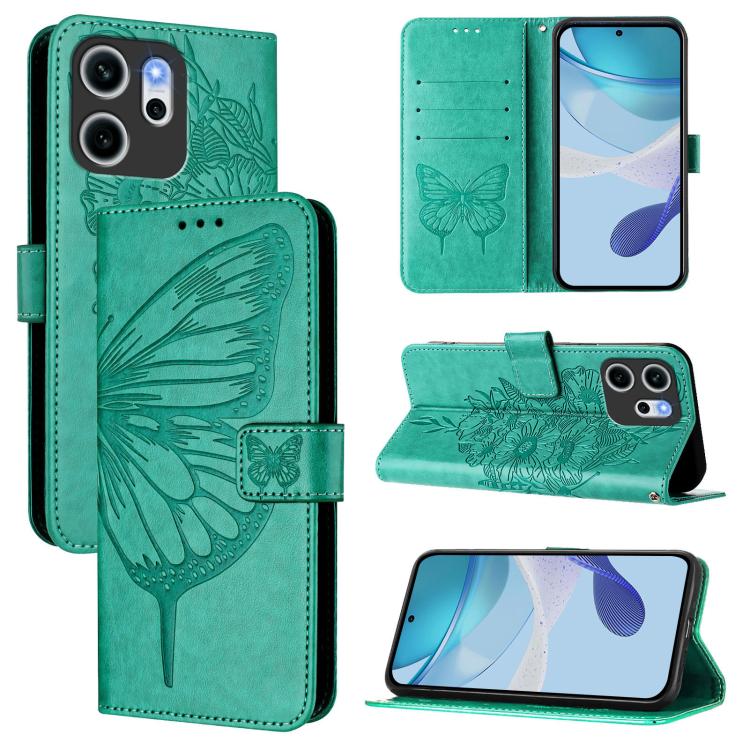 Embossed Butterfly Leather Phone Case, For OPPO A6 GT 5G, For OPPO Find X9 Pro, For OPPO K13 Turbo 5G / K13 Turbo Pro 5G, For OPPO Reno14 F 5G, For OPPO A5x 4G Global / 5G Global, For OPPO A5 5G Global / A3 Pro 5G Global