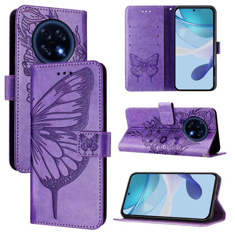 Embossed Butterfly Leather Phone Case, For OPPO A6 GT 5G, For OPPO Find X9 Pro, For OPPO K13 Turbo 5G / K13 Turbo Pro 5G, For OPPO Reno14 F 5G, For OPPO A5x 4G Global / 5G Global, For OPPO A5 5G Global / A3 Pro 5G Global