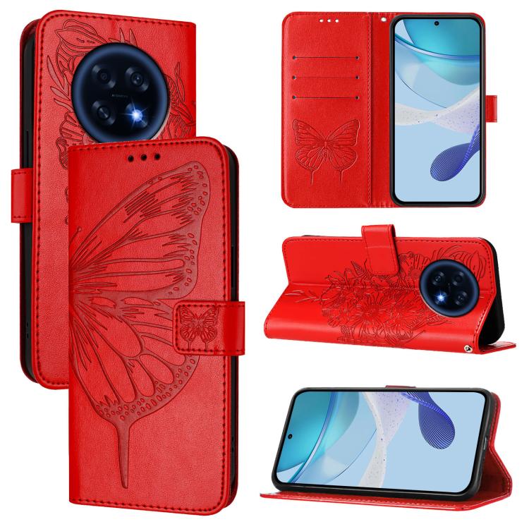 Embossed Butterfly Leather Phone Case, For OPPO A6 GT 5G, For OPPO Find X9 Pro, For OPPO K13 Turbo 5G / K13 Turbo Pro 5G, For OPPO Reno14 F 5G, For OPPO A5x 4G Global / 5G Global, For OPPO A5 5G Global / A3 Pro 5G Global