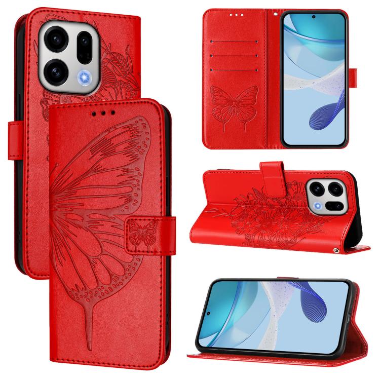 Embossed Butterfly Leather Phone Case, For OPPO Reno16 F / Reno16 FS 5G, For OPPO Reno16 / Reno16 Pro 5G Global, For OPPO Find X9s Pro 5G, For OPPO Find X9 Ultra, For OPPO A6s Pro 4G, For OPPO Find X9
