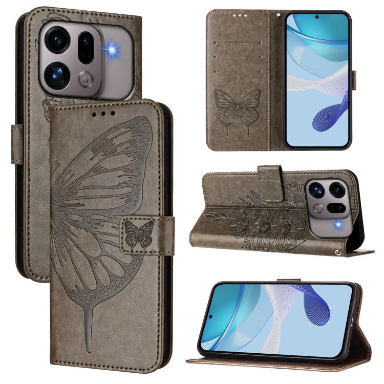 Embossed Butterfly Leather Phone Case, For OPPO Reno16 F / Reno16 FS 5G, For OPPO Reno16 / Reno16 Pro 5G Global, For OPPO Find X9s Pro 5G, For OPPO Find X9 Ultra, For OPPO A6s Pro 4G, For OPPO Find X9