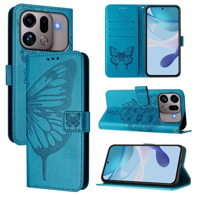 Embossed Butterfly Leather Phone Case, For OPPO Reno16 F / Reno16 FS 5G, For OPPO Reno16 / Reno16 Pro 5G Global, For OPPO Find X9s Pro 5G, For OPPO Find X9 Ultra, For OPPO A6s Pro 4G, For OPPO Find X9