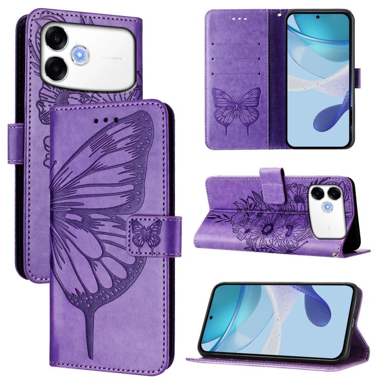 Embossed Butterfly Leather Phone Case, For OPPO Reno16 F / Reno16 FS 5G, For OPPO Reno16 / Reno16 Pro 5G Global, For OPPO Find X9s Pro 5G, For OPPO Find X9 Ultra, For OPPO A6s Pro 4G, For OPPO Find X9